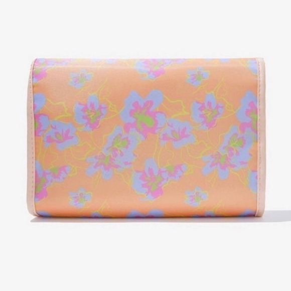 Nine West Hanging Makeup Organizer Floral Travel Cosmetic Bag New - Picture 2 of 16